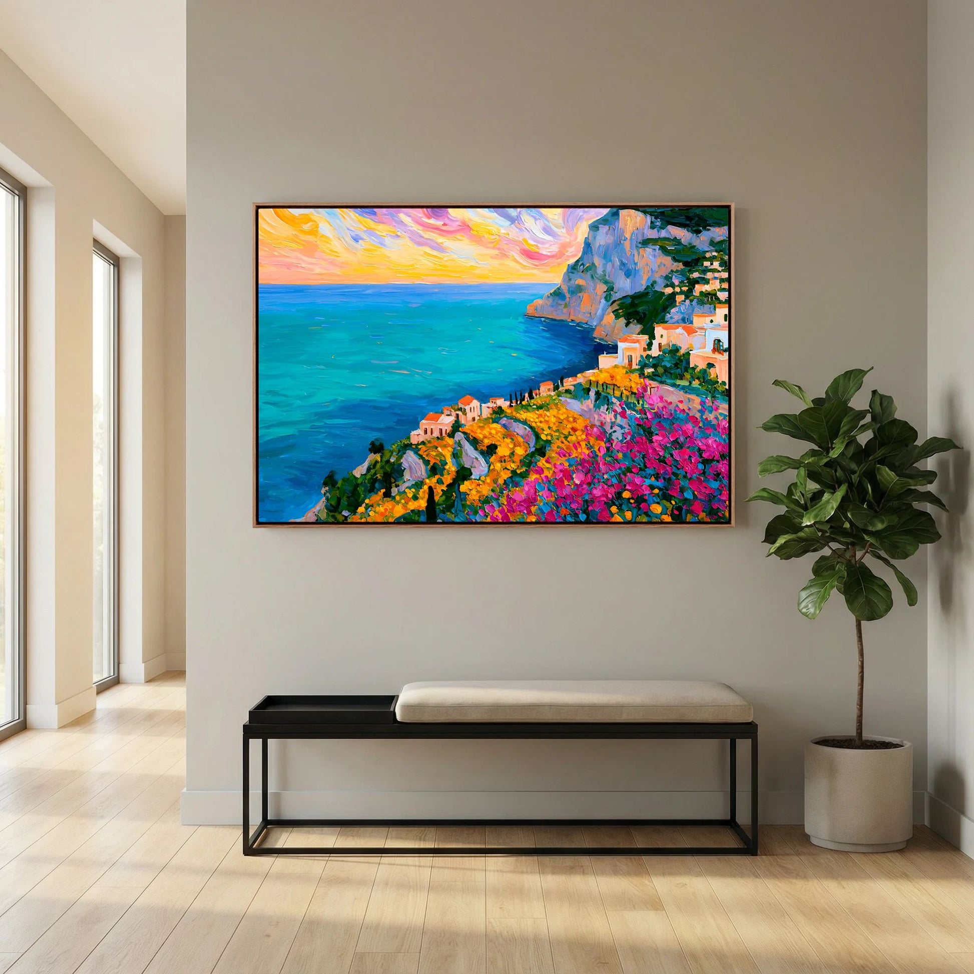 Vibrant Amalfi Coast Horizon